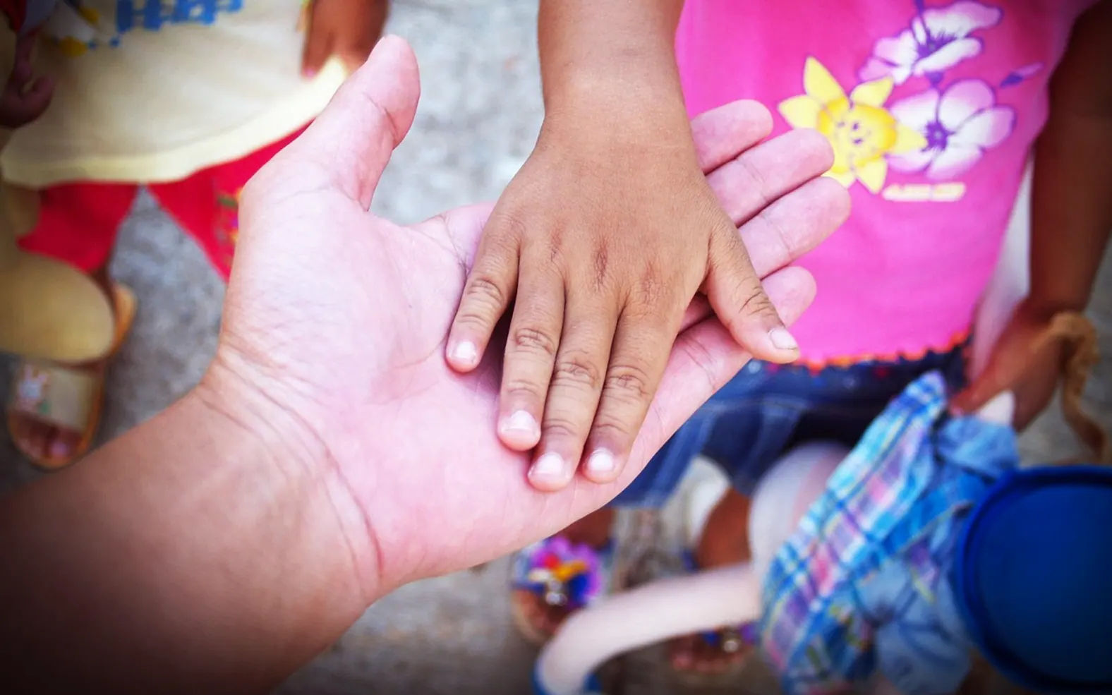 Hand, hold and care